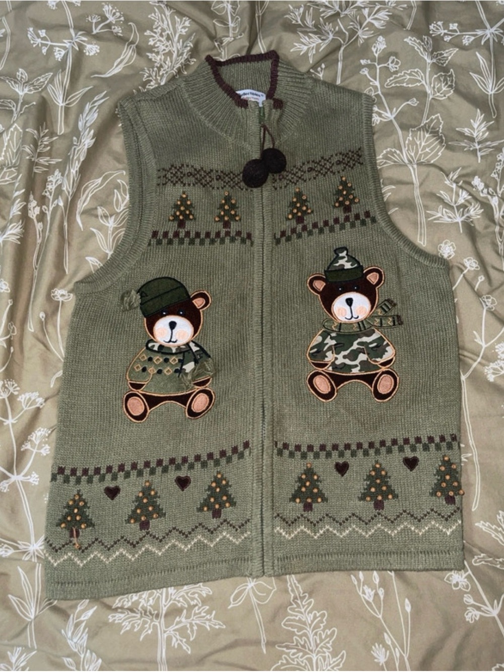 Vintage Christmas Vest